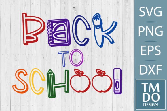 Back to School SVG Graphics for Crafts & Content Publishing