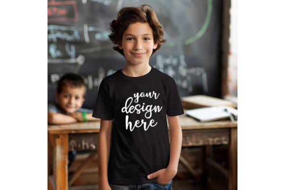 Back to School T-Shirt Mockup: Graphics for Real T-Shirts