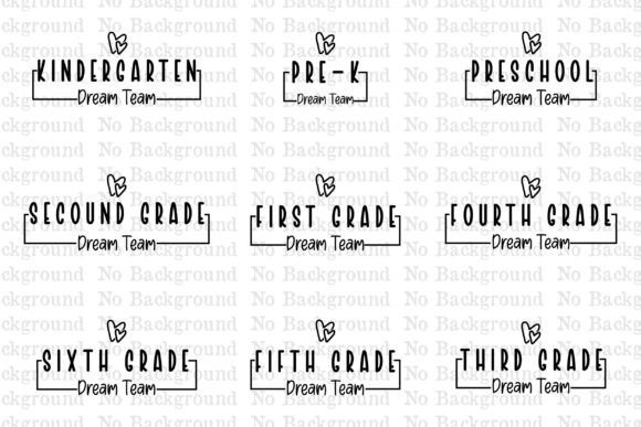Dream Team SVG Bundle, Back to School