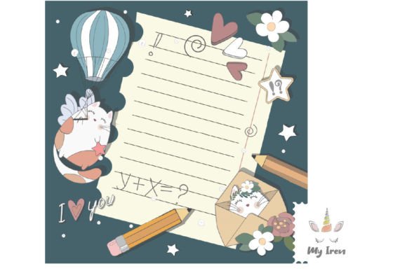 Frame Back to School with Cats