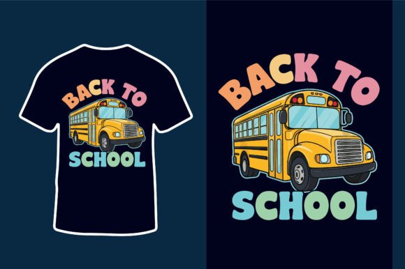 Funny Back to School T-shirt Design Graphics