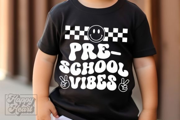 Preschool Vibes SVG – Back to School Graphics for Crafts