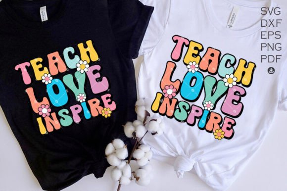 Teach Love Inspire SVG: Back to School Graphics for Crafts