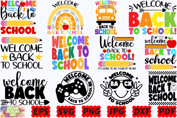 Welcome Back to School SVG